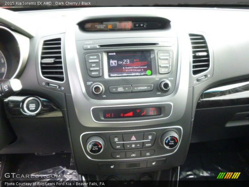Dark Cherry / Black 2015 Kia Sorento EX AWD