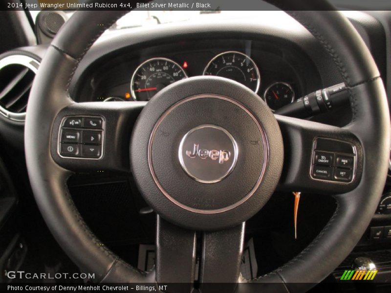 Billet Silver Metallic / Black 2014 Jeep Wrangler Unlimited Rubicon 4x4