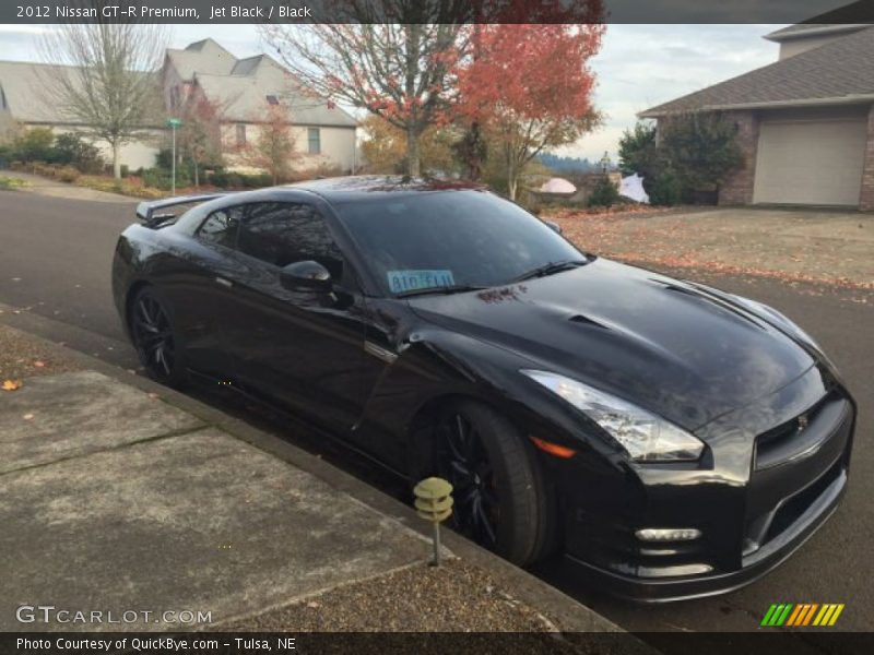 Jet Black / Black 2012 Nissan GT-R Premium