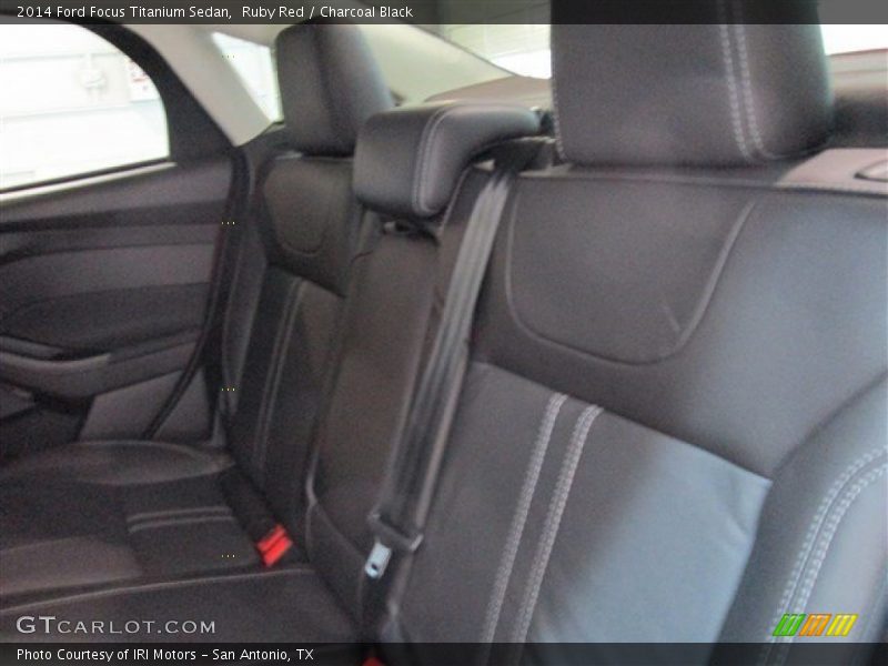 Ruby Red / Charcoal Black 2014 Ford Focus Titanium Sedan