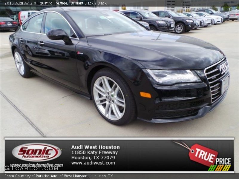 Brilliant Black / Black 2015 Audi A7 3.0T quattro Prestige