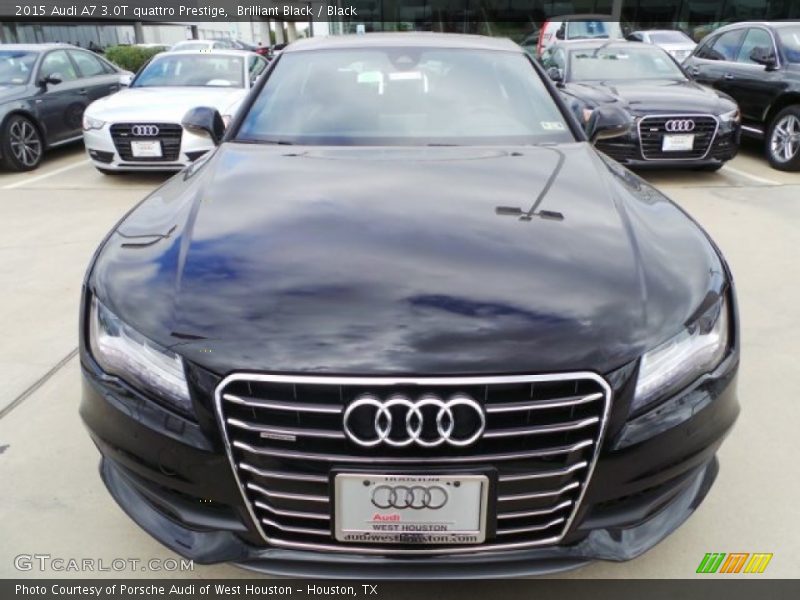 Brilliant Black / Black 2015 Audi A7 3.0T quattro Prestige
