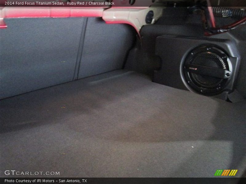 Ruby Red / Charcoal Black 2014 Ford Focus Titanium Sedan