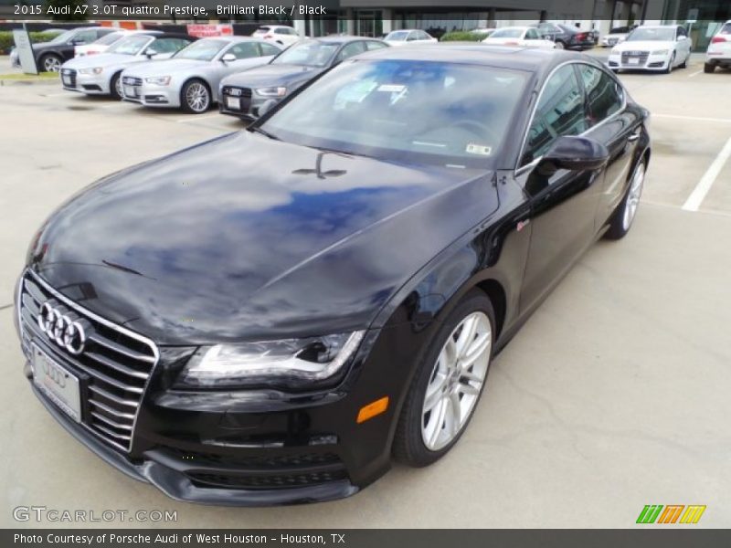 Brilliant Black / Black 2015 Audi A7 3.0T quattro Prestige
