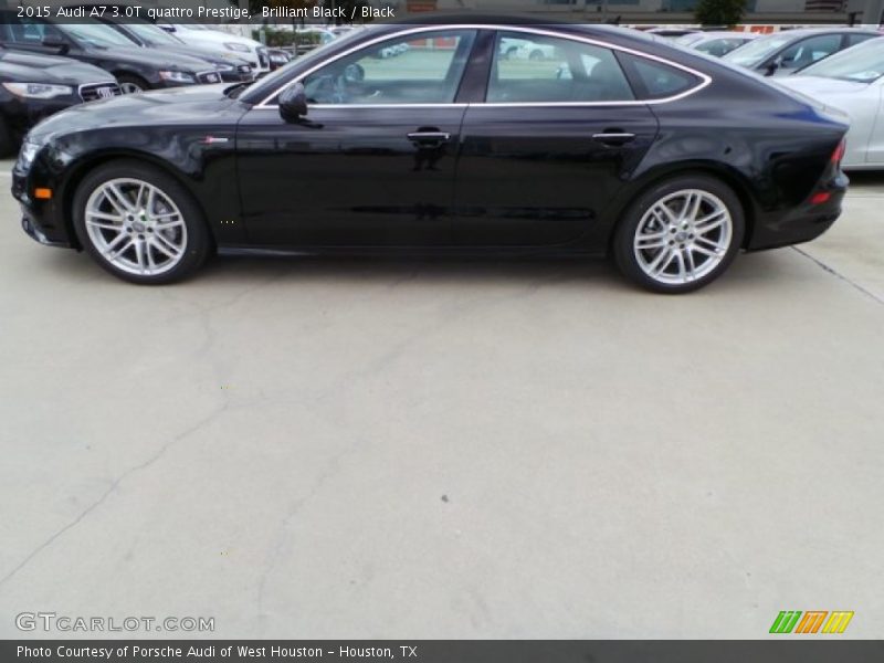 Brilliant Black / Black 2015 Audi A7 3.0T quattro Prestige