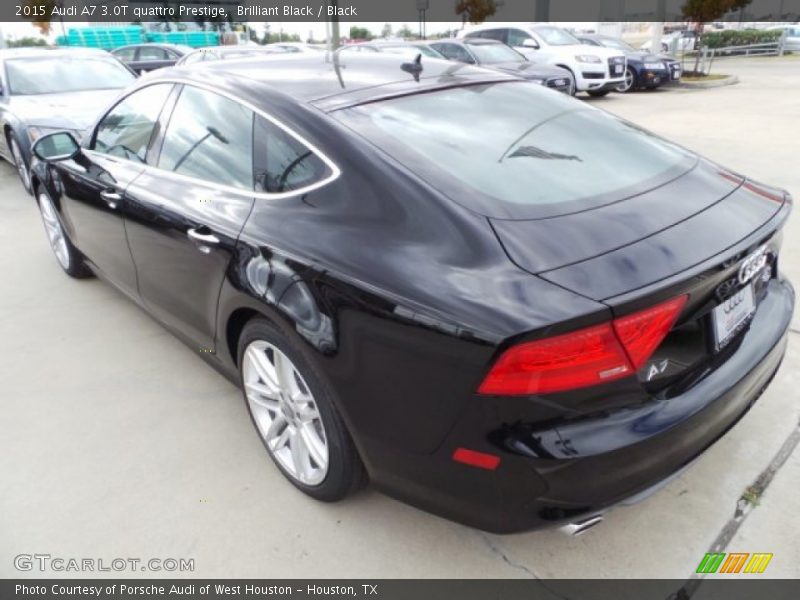 Brilliant Black / Black 2015 Audi A7 3.0T quattro Prestige