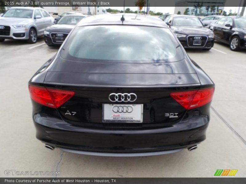 Brilliant Black / Black 2015 Audi A7 3.0T quattro Prestige