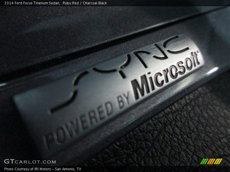 Ruby Red / Charcoal Black 2014 Ford Focus Titanium Sedan