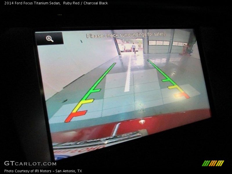 Ruby Red / Charcoal Black 2014 Ford Focus Titanium Sedan