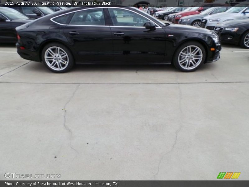 Brilliant Black / Black 2015 Audi A7 3.0T quattro Prestige