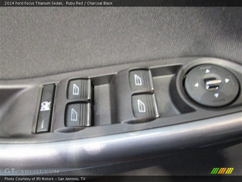 Ruby Red / Charcoal Black 2014 Ford Focus Titanium Sedan