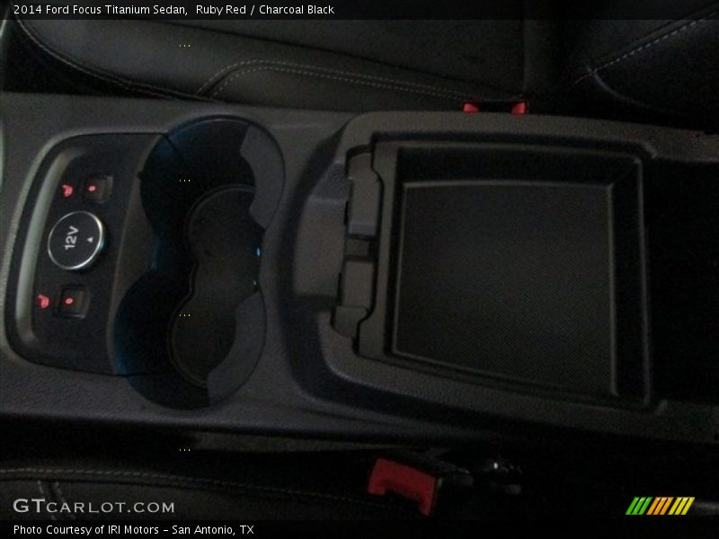 Ruby Red / Charcoal Black 2014 Ford Focus Titanium Sedan