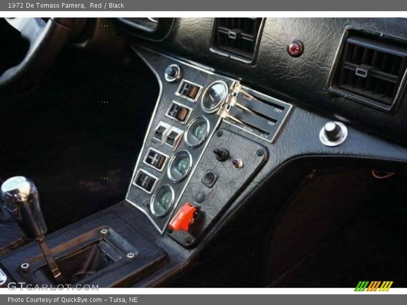 Controls of 1972 Pantera 