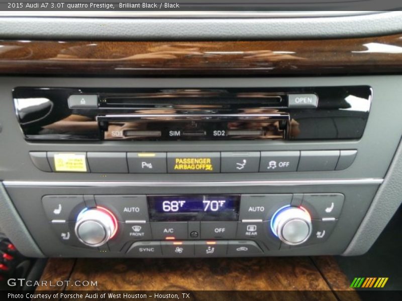 Brilliant Black / Black 2015 Audi A7 3.0T quattro Prestige