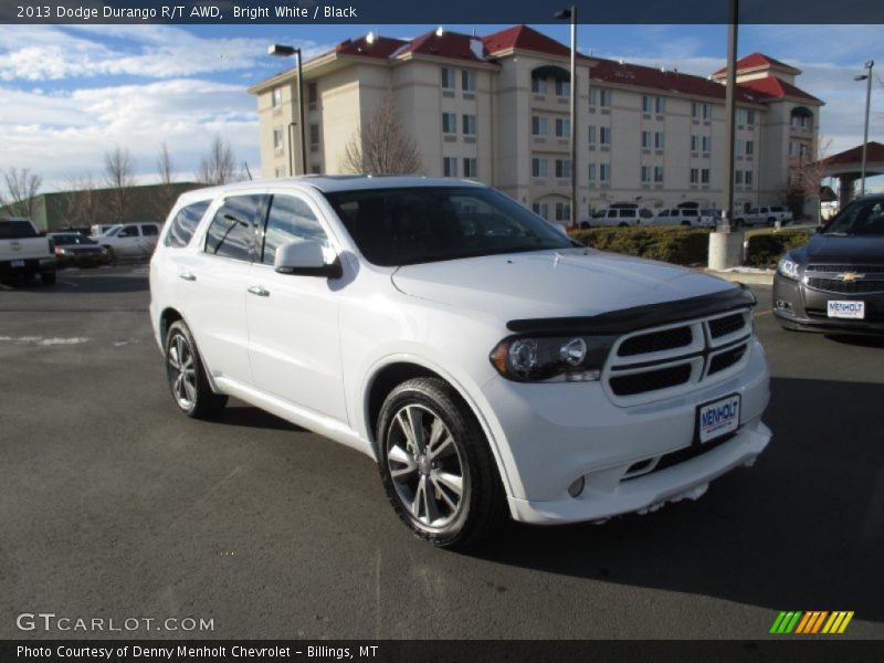 Bright White / Black 2013 Dodge Durango R/T AWD
