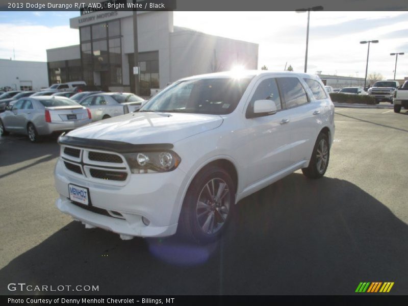 Bright White / Black 2013 Dodge Durango R/T AWD