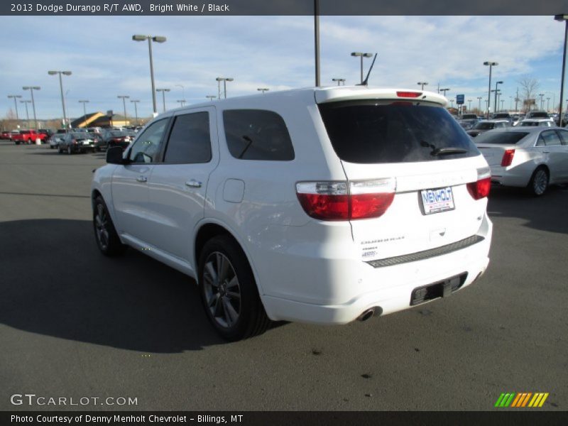Bright White / Black 2013 Dodge Durango R/T AWD