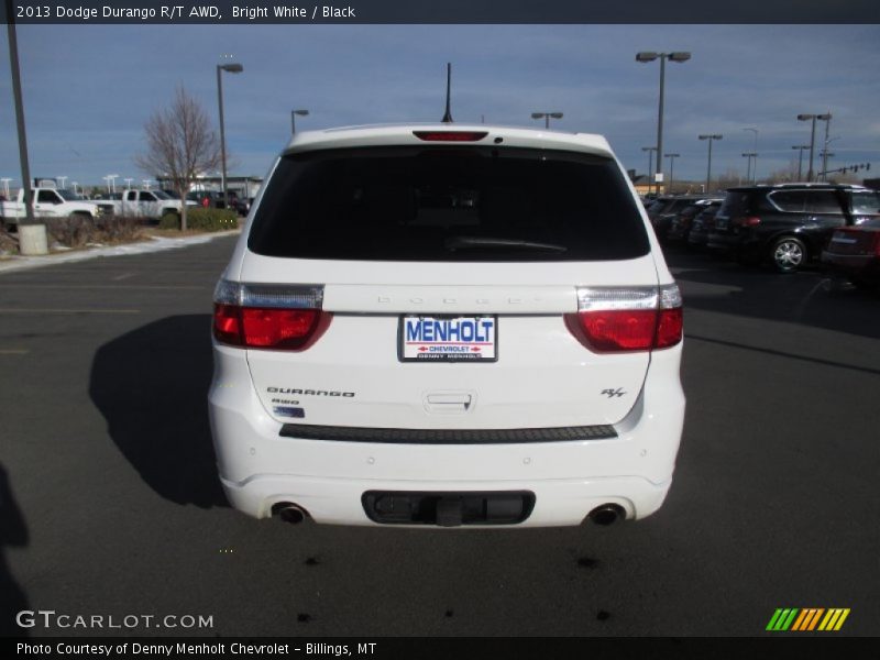 Bright White / Black 2013 Dodge Durango R/T AWD