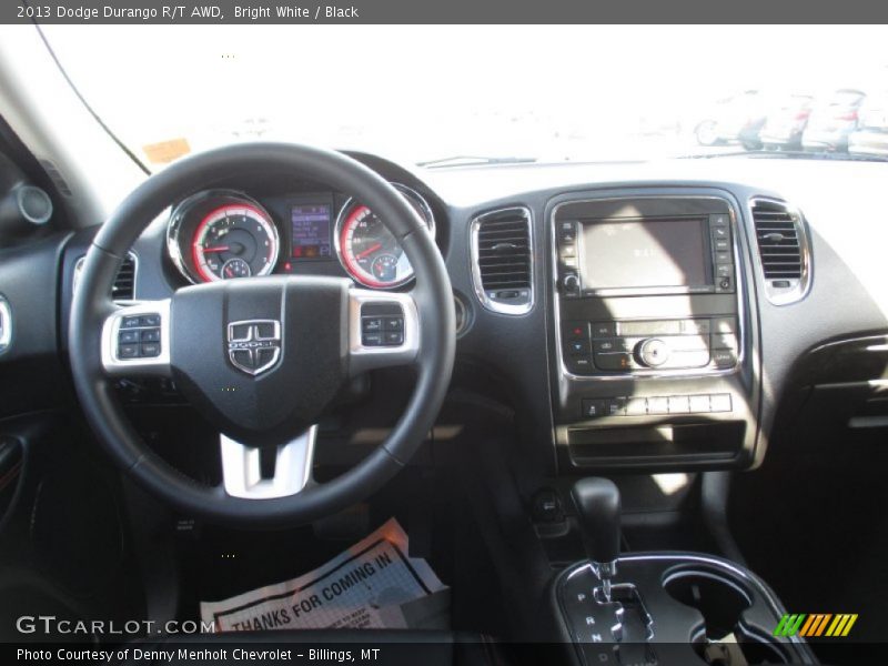 Bright White / Black 2013 Dodge Durango R/T AWD