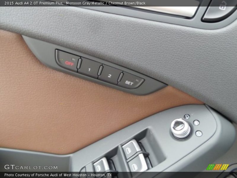 Monsoon Gray Metallic / Chestnut Brown/Black 2015 Audi A4 2.0T Premium Plus