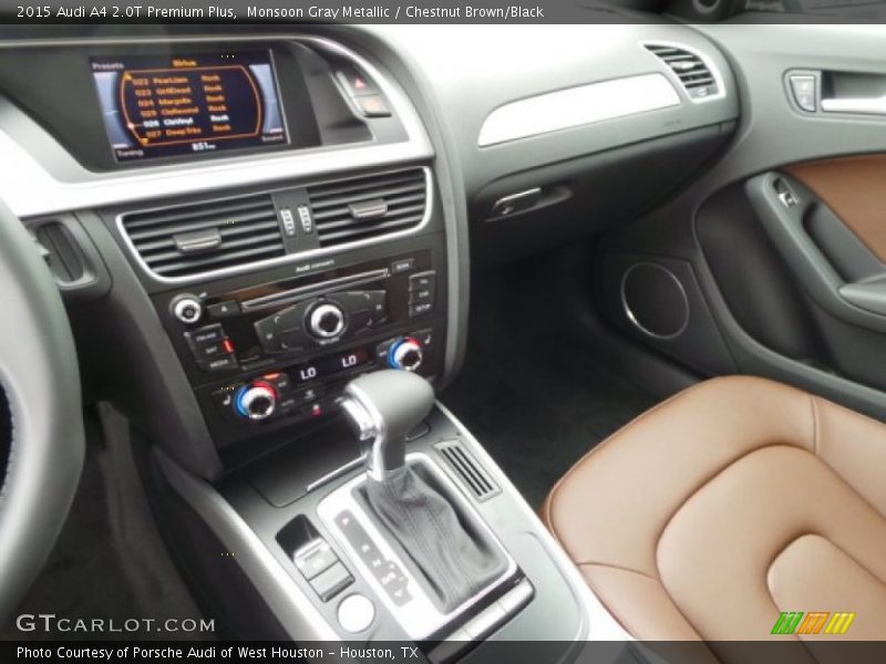 Monsoon Gray Metallic / Chestnut Brown/Black 2015 Audi A4 2.0T Premium Plus