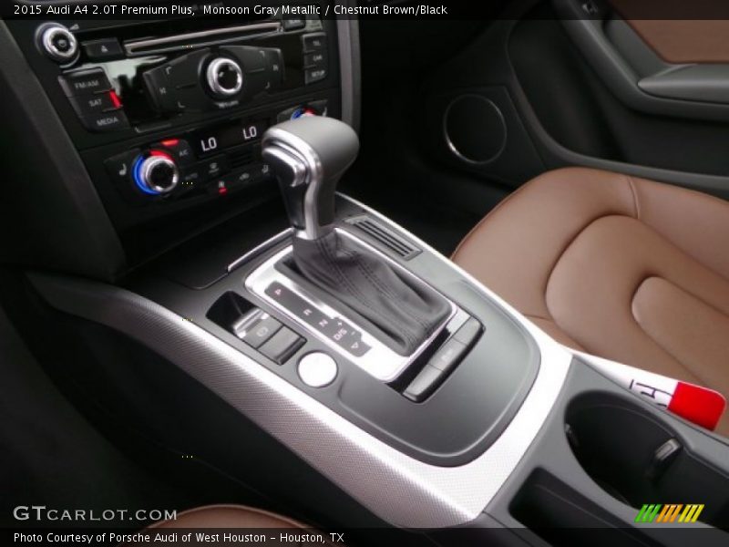 Monsoon Gray Metallic / Chestnut Brown/Black 2015 Audi A4 2.0T Premium Plus