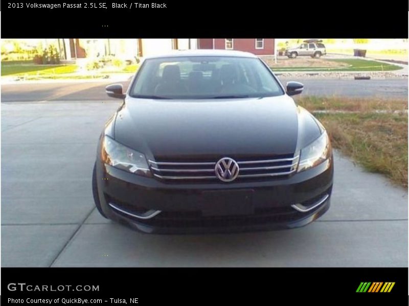 Black / Titan Black 2013 Volkswagen Passat 2.5L SE