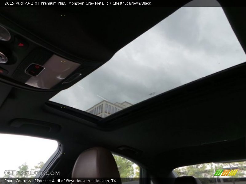 Monsoon Gray Metallic / Chestnut Brown/Black 2015 Audi A4 2.0T Premium Plus