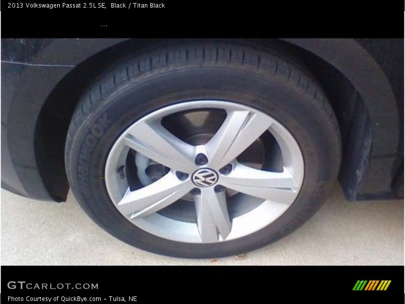 Black / Titan Black 2013 Volkswagen Passat 2.5L SE