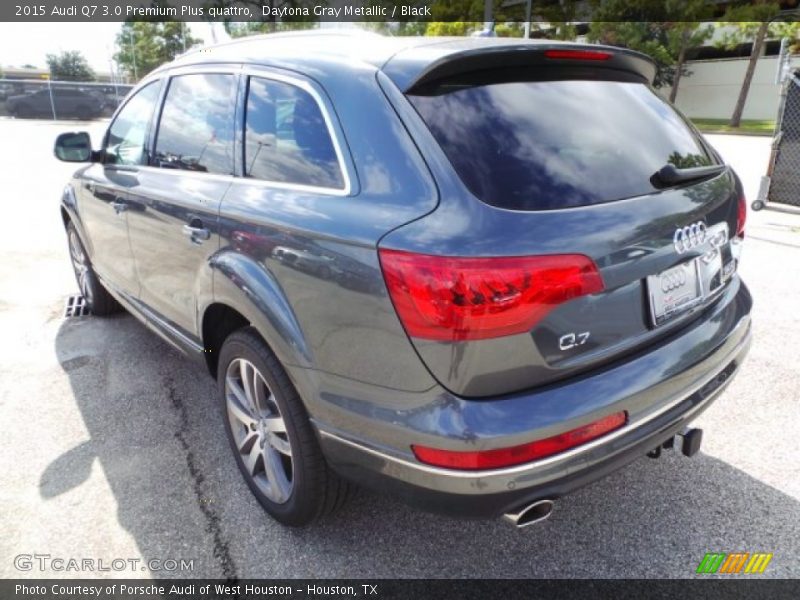 Daytona Gray Metallic / Black 2015 Audi Q7 3.0 Premium Plus quattro