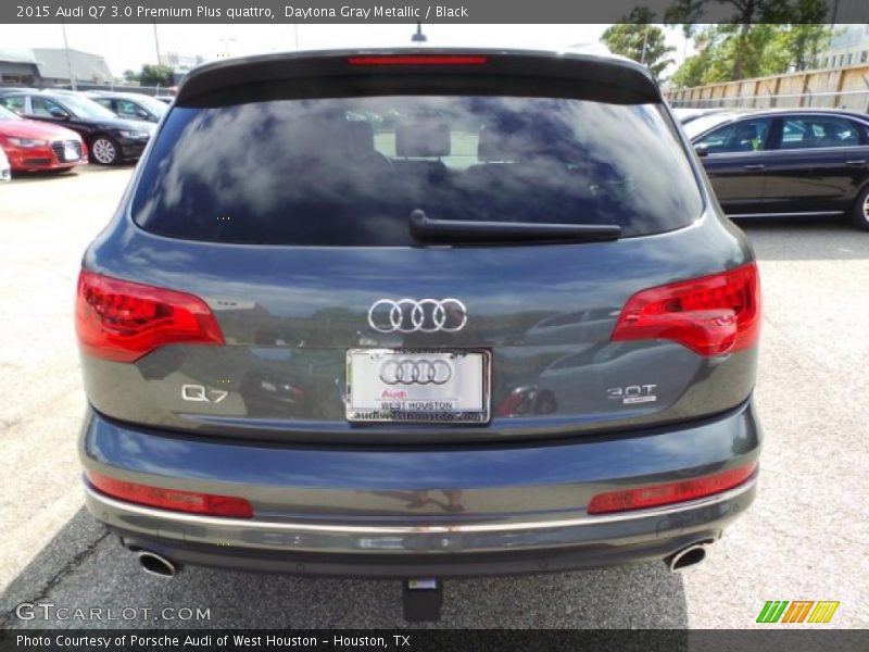 Daytona Gray Metallic / Black 2015 Audi Q7 3.0 Premium Plus quattro