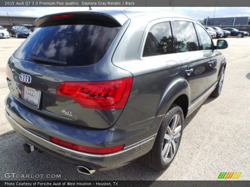 Daytona Gray Metallic / Black 2015 Audi Q7 3.0 Premium Plus quattro