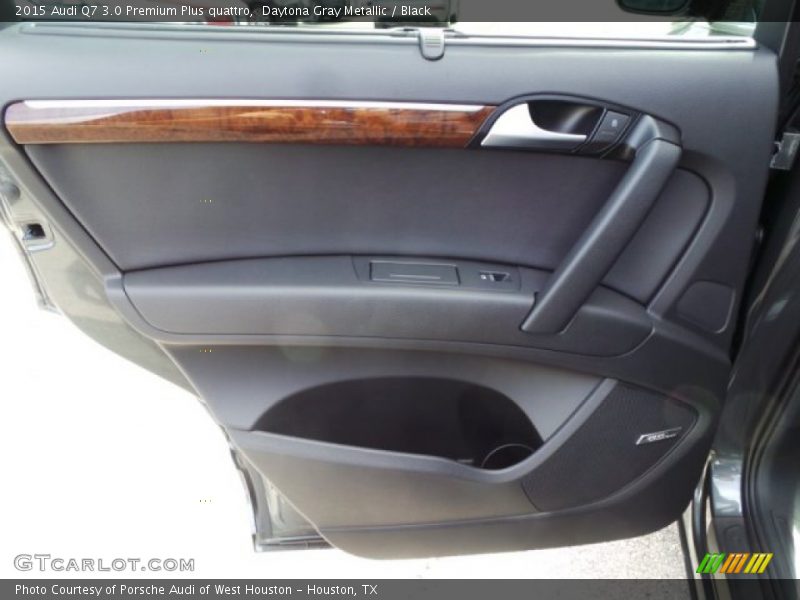 Daytona Gray Metallic / Black 2015 Audi Q7 3.0 Premium Plus quattro