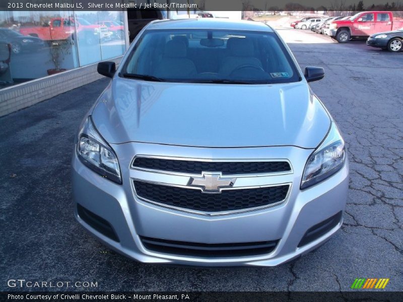 Silver Ice Metallic / Jet Black/Titanium 2013 Chevrolet Malibu LS