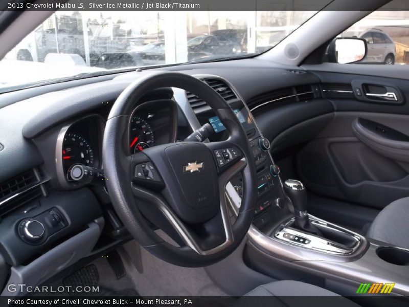 Silver Ice Metallic / Jet Black/Titanium 2013 Chevrolet Malibu LS