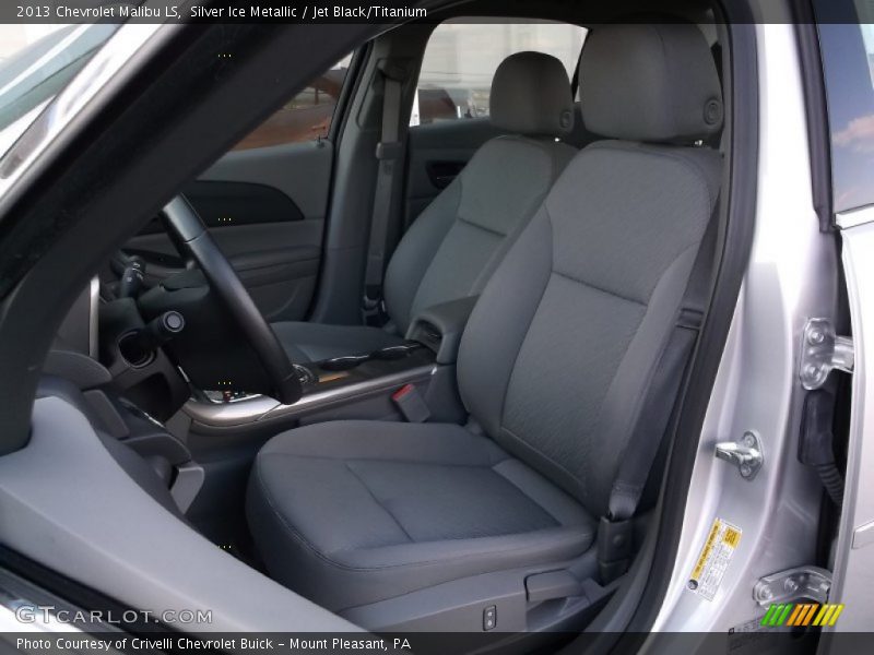 Silver Ice Metallic / Jet Black/Titanium 2013 Chevrolet Malibu LS