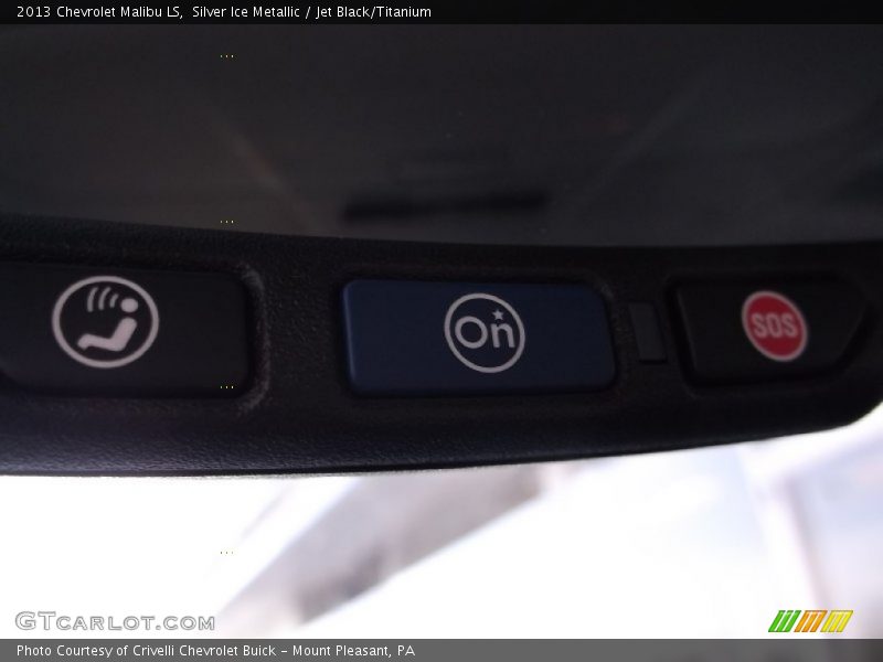 Silver Ice Metallic / Jet Black/Titanium 2013 Chevrolet Malibu LS