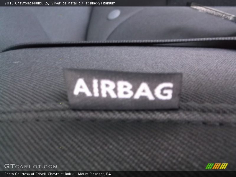 Silver Ice Metallic / Jet Black/Titanium 2013 Chevrolet Malibu LS