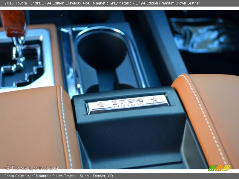 Magnetic Gray Metallic / 1794 Edition Premium Brown Leather 2015 Toyota Tundra 1794 Edition CrewMax 4x4