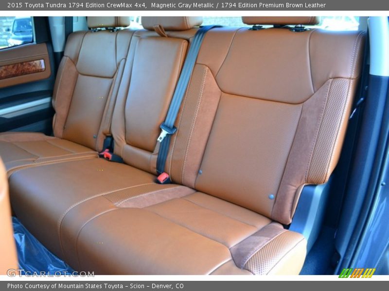 Magnetic Gray Metallic / 1794 Edition Premium Brown Leather 2015 Toyota Tundra 1794 Edition CrewMax 4x4