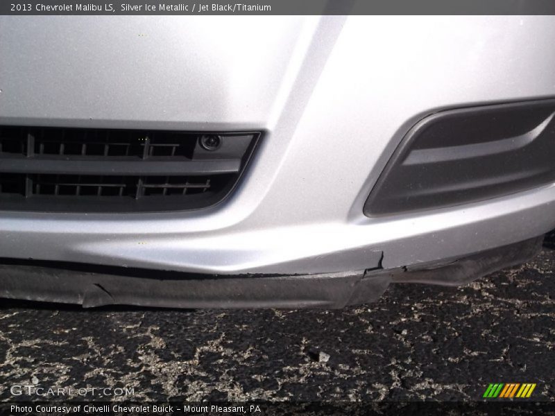 Silver Ice Metallic / Jet Black/Titanium 2013 Chevrolet Malibu LS