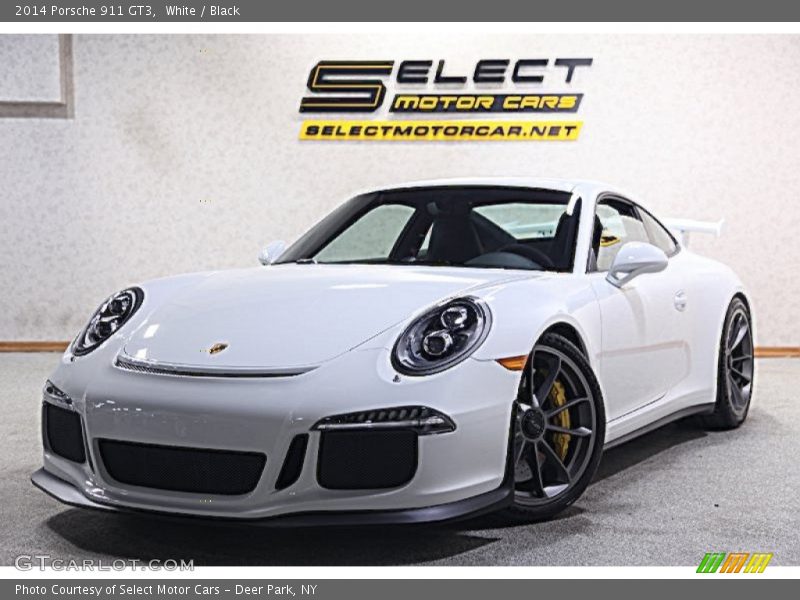 White / Black 2014 Porsche 911 GT3