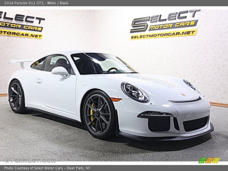 White / Black 2014 Porsche 911 GT3