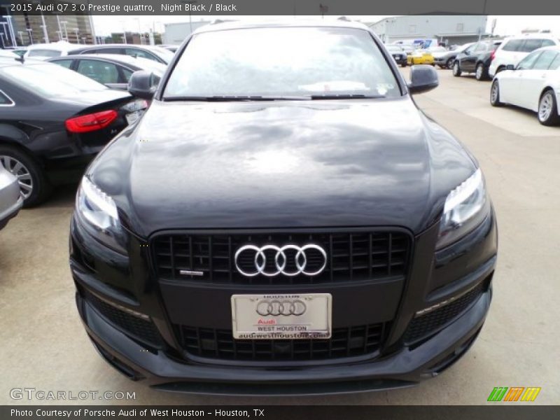 Night Black / Black 2015 Audi Q7 3.0 Prestige quattro