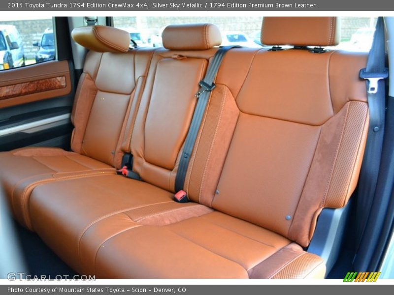 Rear Seat of 2015 Tundra 1794 Edition CrewMax 4x4