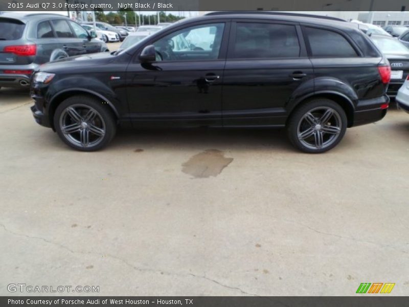 Night Black / Black 2015 Audi Q7 3.0 Prestige quattro
