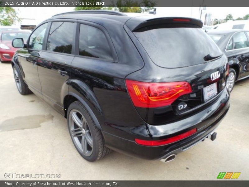 Night Black / Black 2015 Audi Q7 3.0 Prestige quattro
