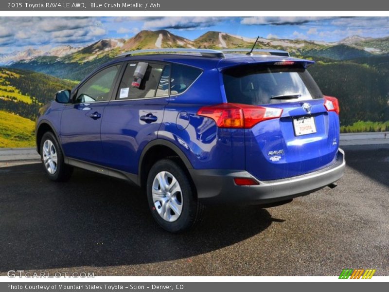 Blue Crush Metallic / Ash 2015 Toyota RAV4 LE AWD