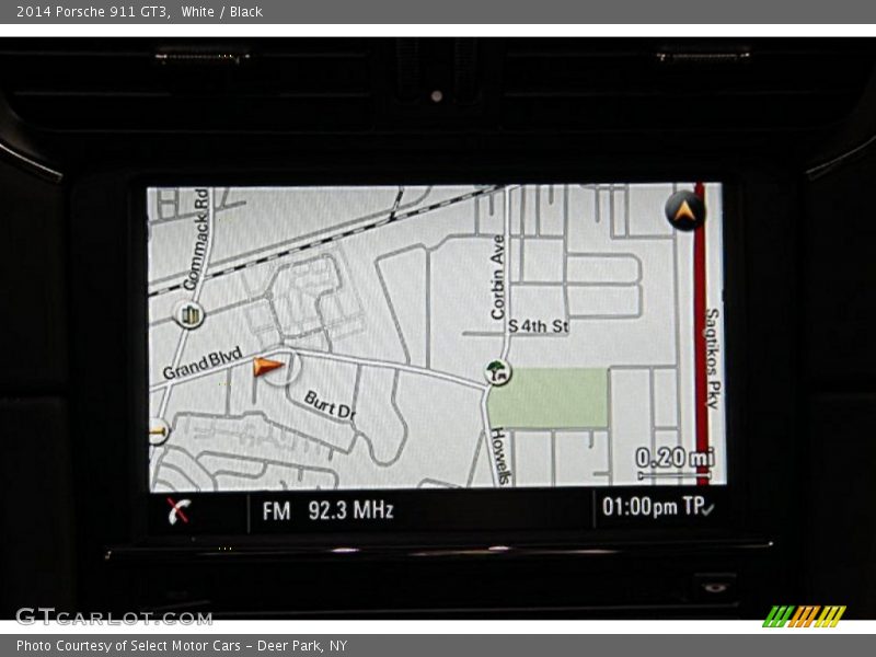 Navigation of 2014 911 GT3