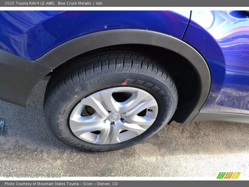Blue Crush Metallic / Ash 2015 Toyota RAV4 LE AWD